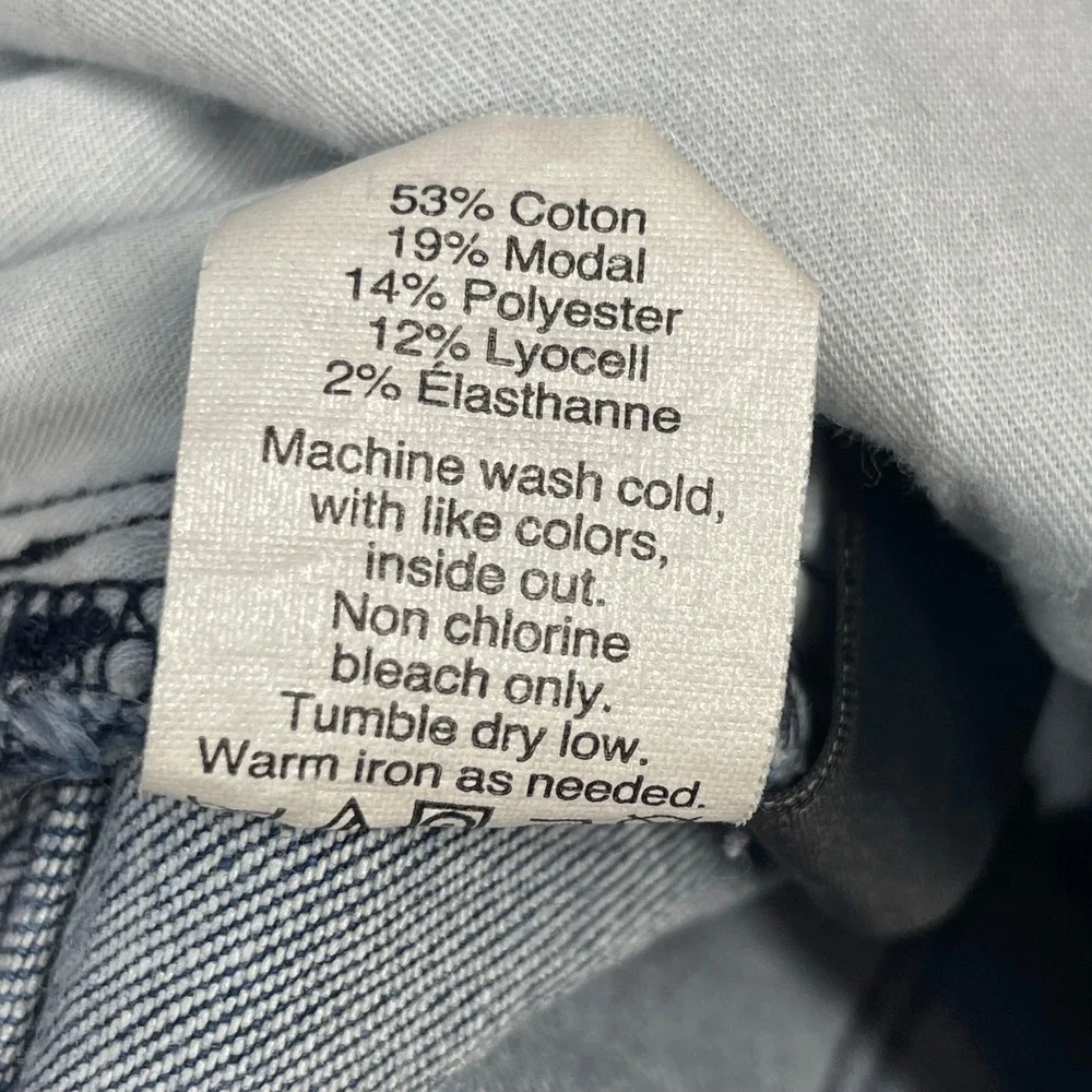 J.Crew Blue Distressed Skinny Jeans Women Size 30 H4496
